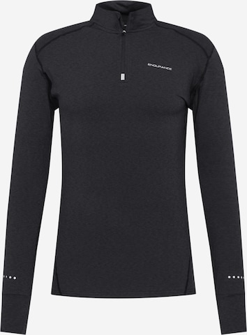 ENDURANCE - Camiseta funcional 'Tune' en negro: frente