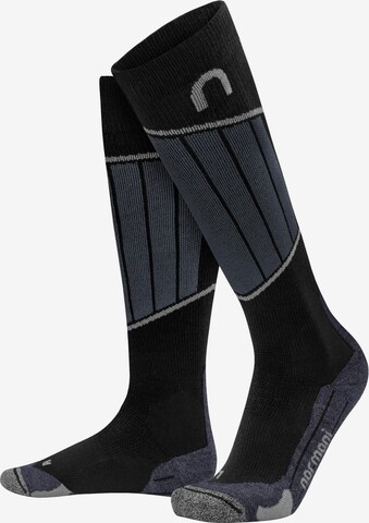 normani Athletic Socks 'Darwin' in Black: front