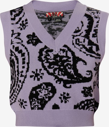 Pull-over 'Ucy' myMo ROCKS en violet : devant