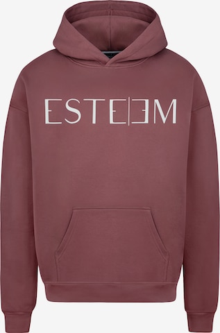 ESTEEM Sweatshirt in Rot: Vorderseite