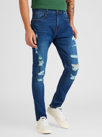 AÉROPOSTALE Skinny Fit Дънки в синьо: отпред