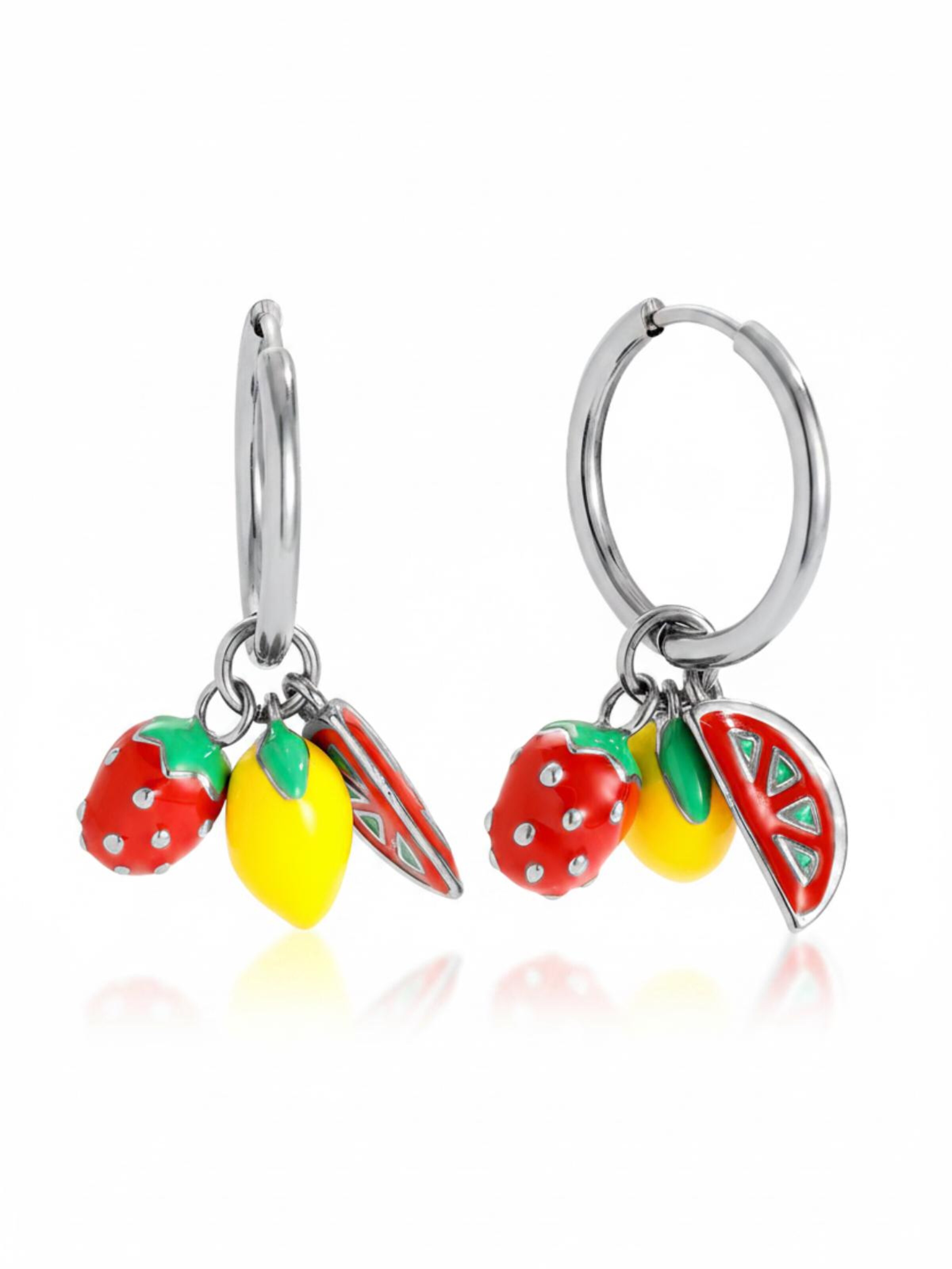 Cala Rose Oorbellen 'SOLITA' in One Size in de kleur Zilver, Productweergave