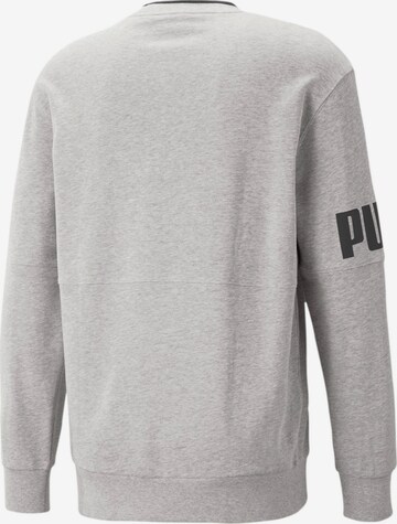 PUMA Sportsweatshirt 'POWER' in Grau
