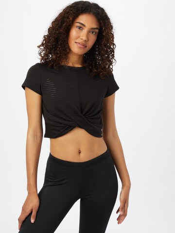 PUMA Funktionsbluse i sort: forside