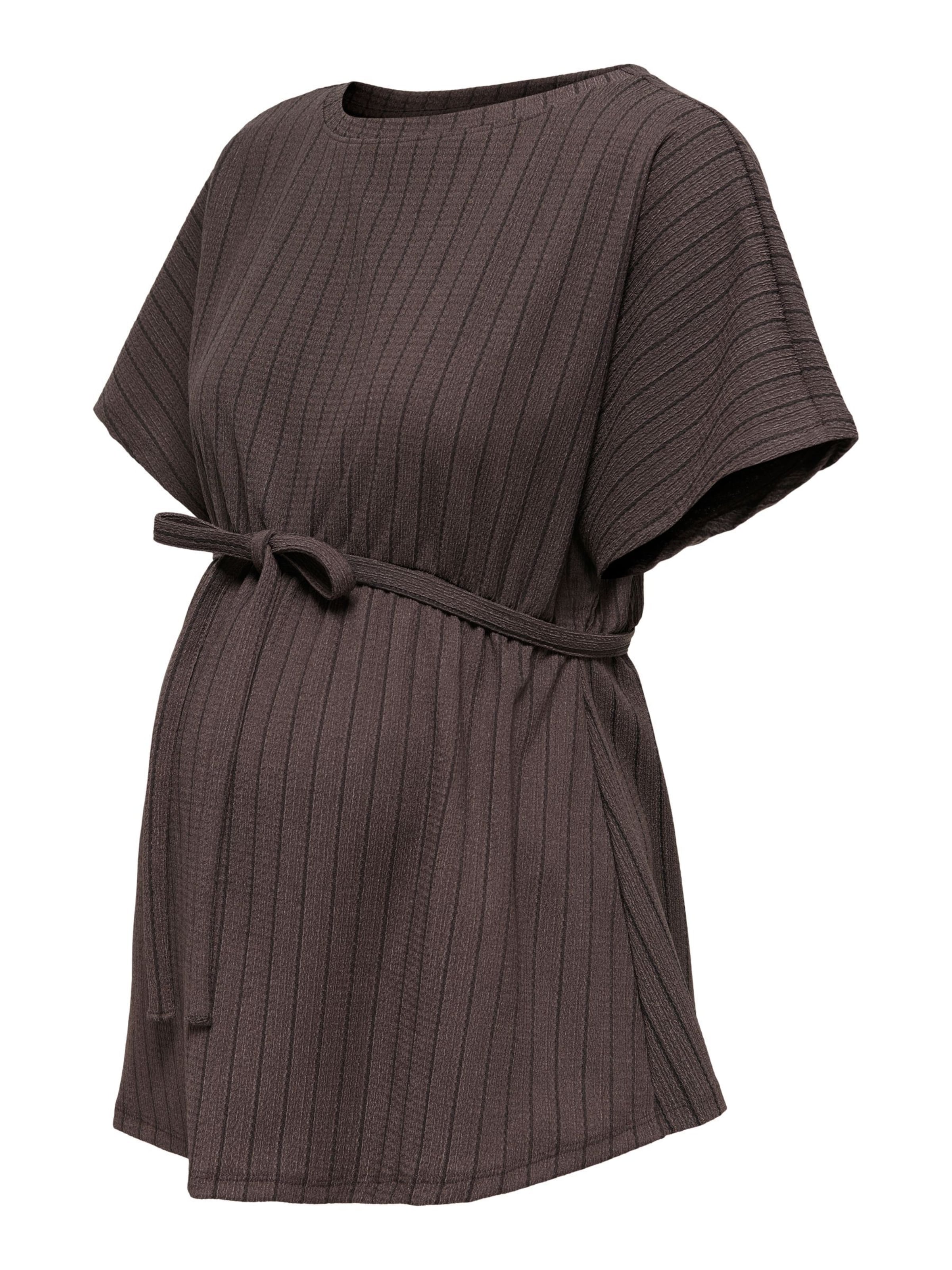 Only Maternity Shirt 'OLMPetris' in Brown: front