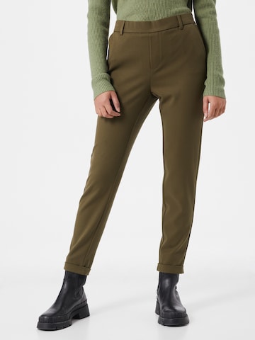 VERO MODA Slim fit Pants 'MAYA' in Green: front