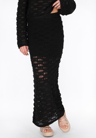 IZIA Skirt 'Festival' in Black: front