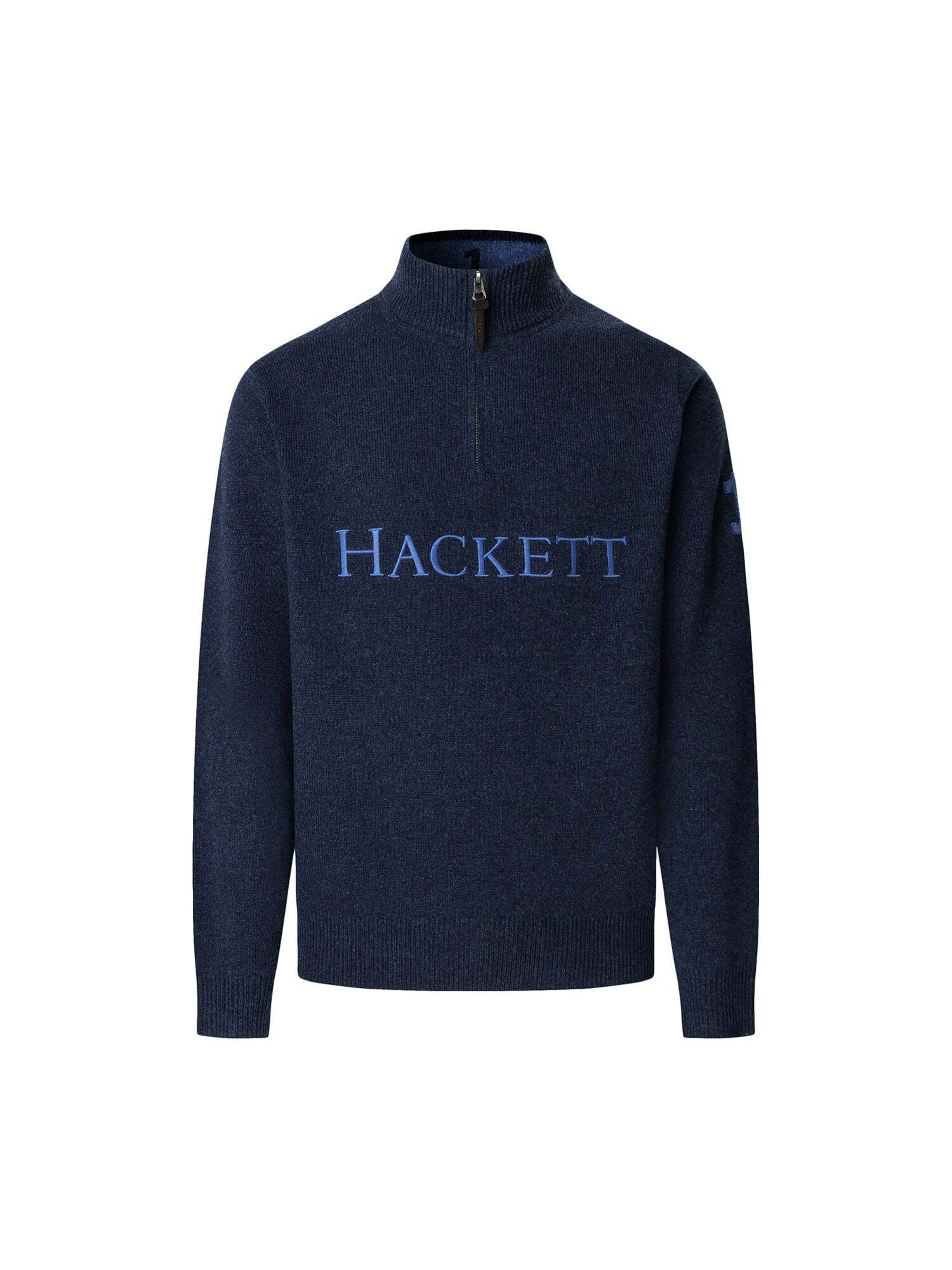 Pull-over 'Heritage' Hackett London en bleu : devant