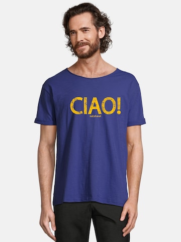 salzhaut Shirt 'Kimm - Ciao' in Purple: front