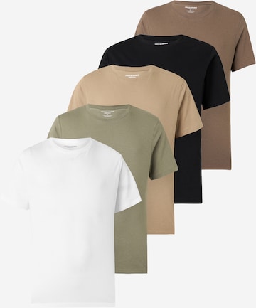 T-Shirt JACK & JONES en beige : devant