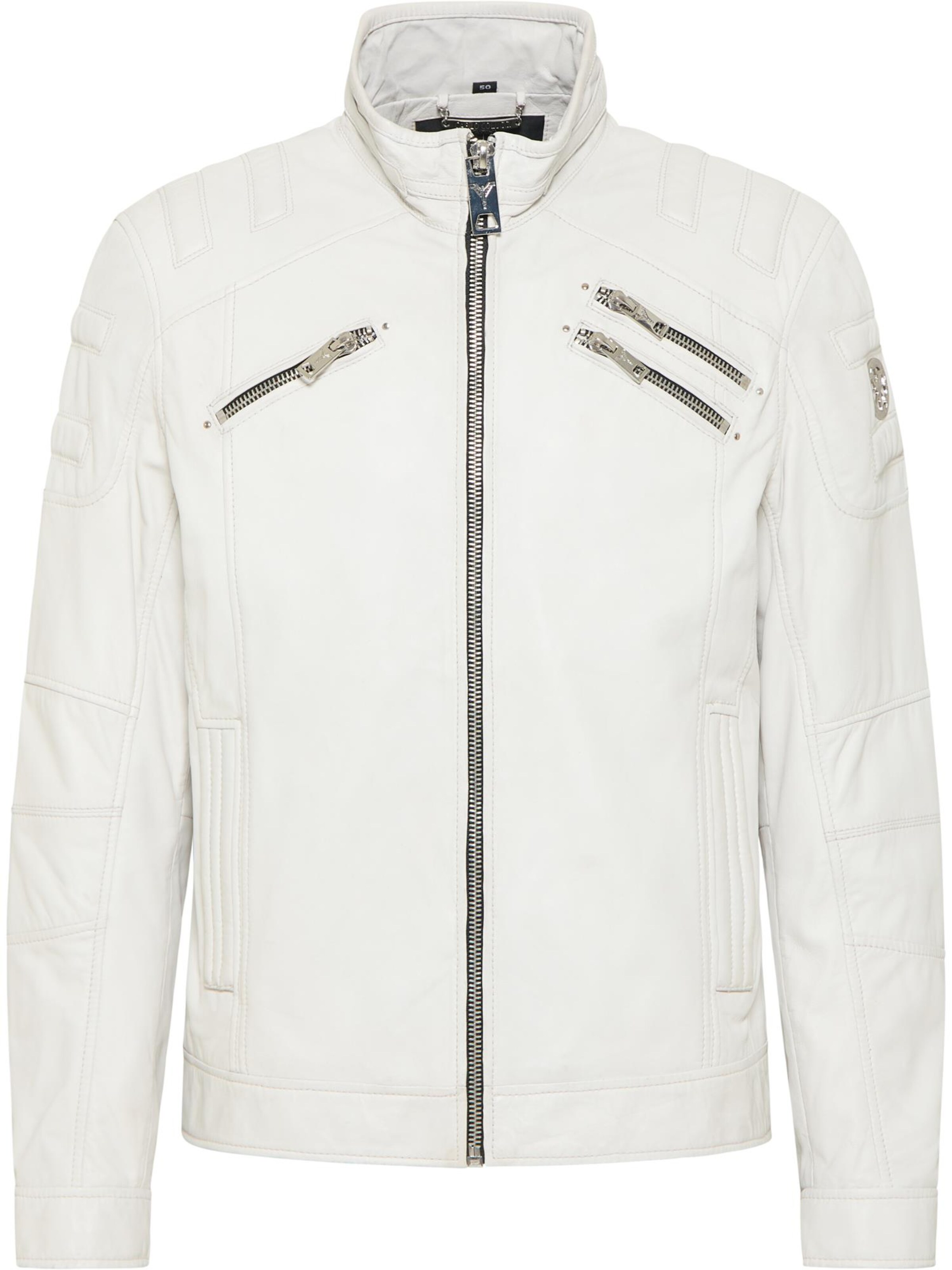 Carlo Colucci Jacke ' Joker ' in Weiß: Vorderseite