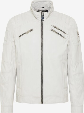 Carlo Colucci Between-Season Jacket ' Joker ' in White: front