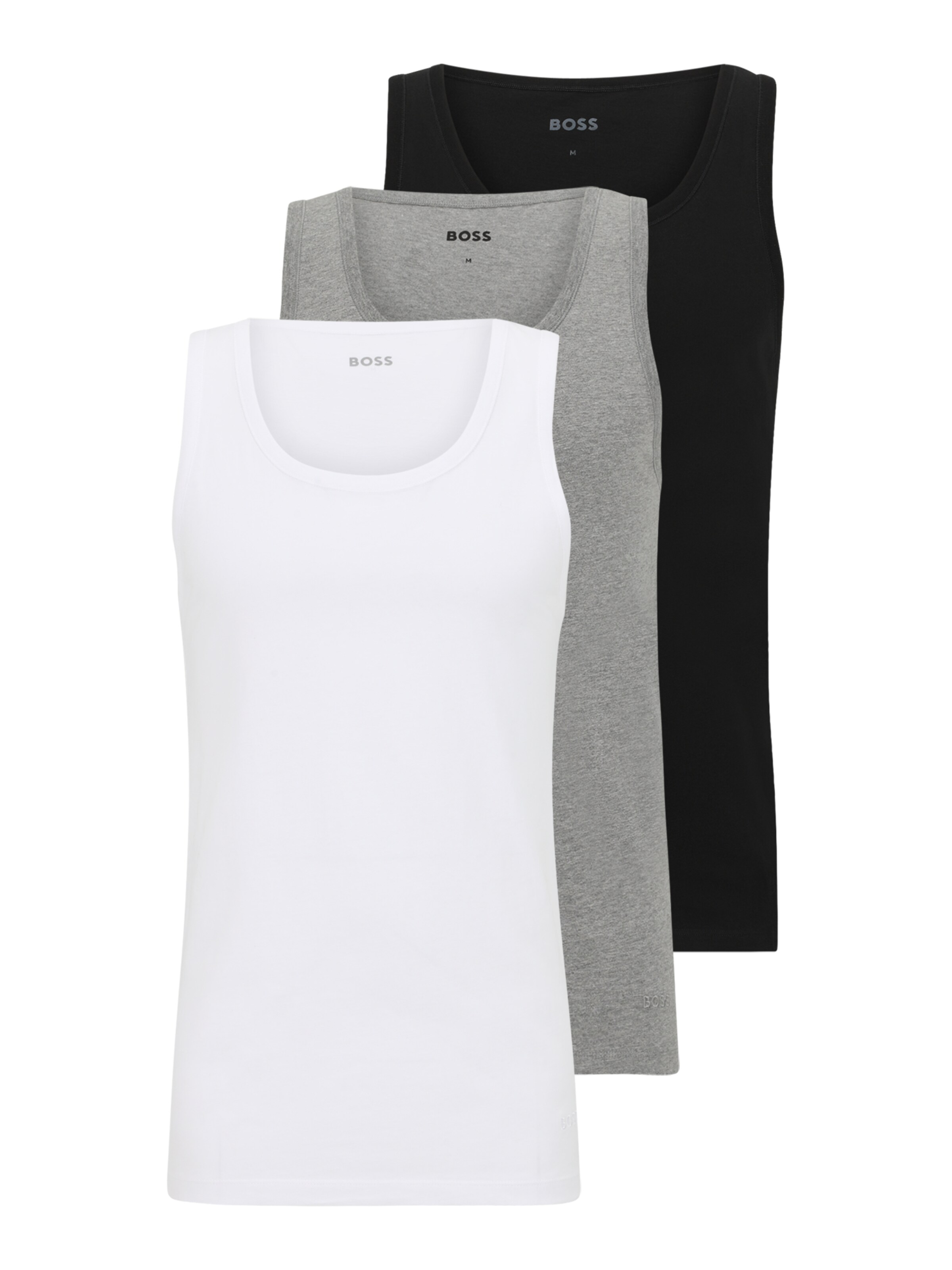 Maillot de corps 'CLASSIC' BOSS en gris : devant