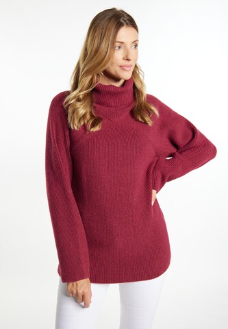 usha WHITE LABEL Pullover 'Teylon' in Rot: predná strana