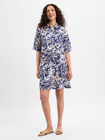 Robe-chemise Marie Lund en bleu : devant