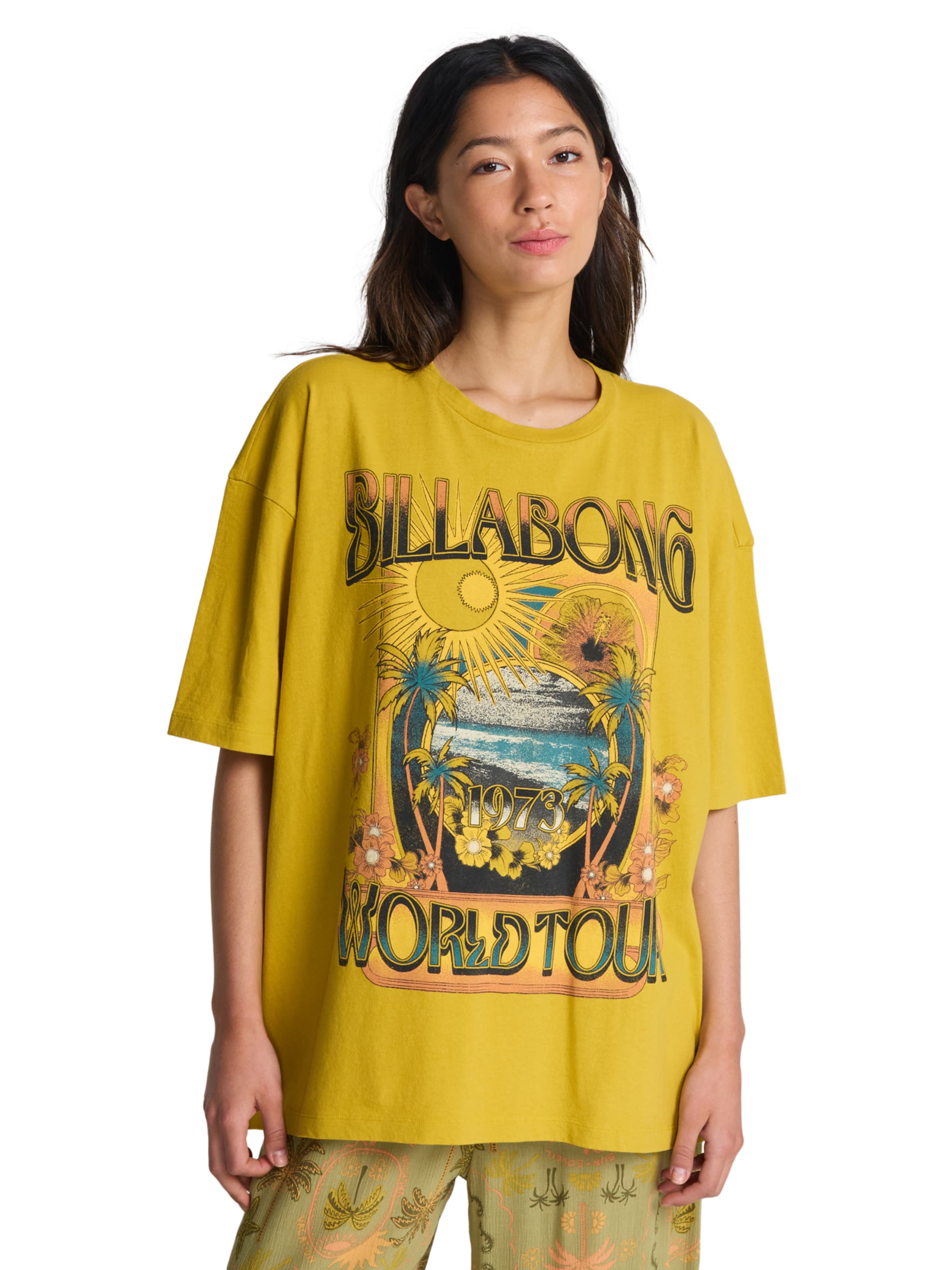 BILLABONG Shirt 'Between Night & Dawn' in Yellow: front