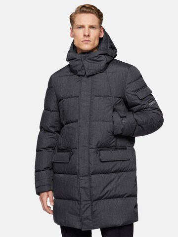 Parka invernale di Boggi Milano in nero: frontale