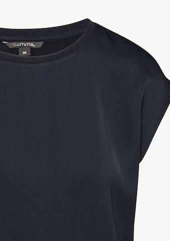 COMMA Shirt in Blauw