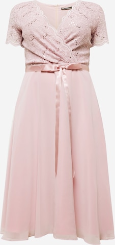 Robe de cocktail SWING Curve en rose : devant