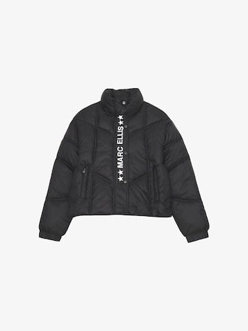 Marc Ellis Winter Jacket in Black: front