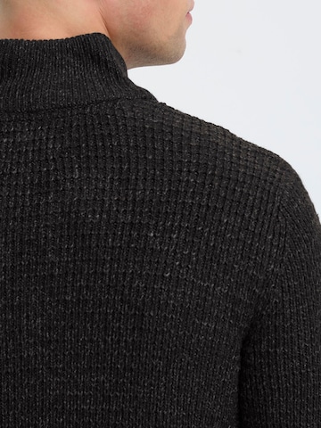 BLEND Gebreid vest ' BHMPattix ' in Grijs