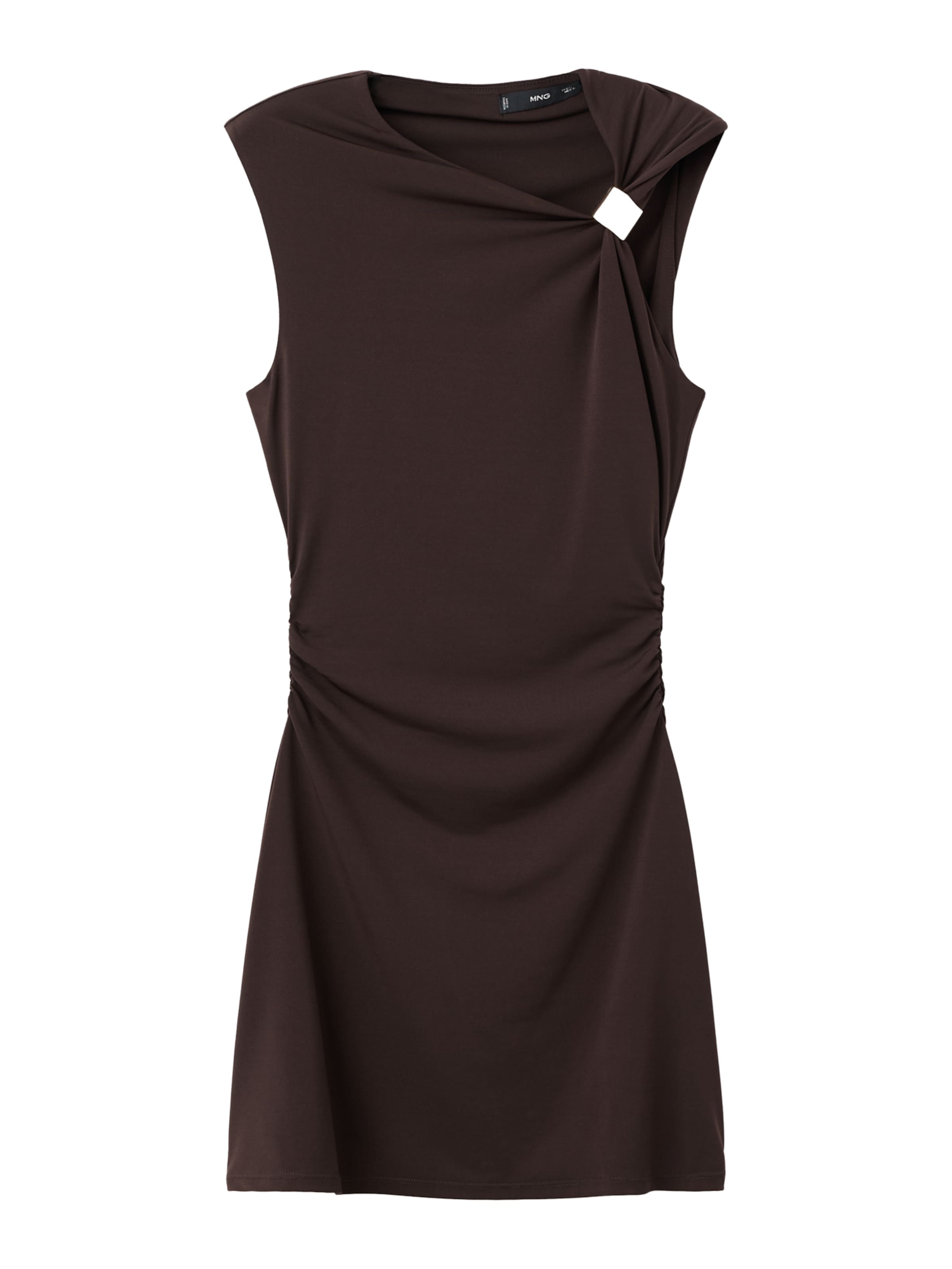 MANGO Obleka | rjava barva: sprednja stran