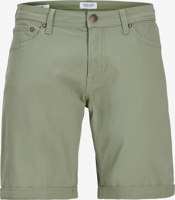 JACK & JONES Jeans 'RICK ORIGINAL' in Groen: voorkant