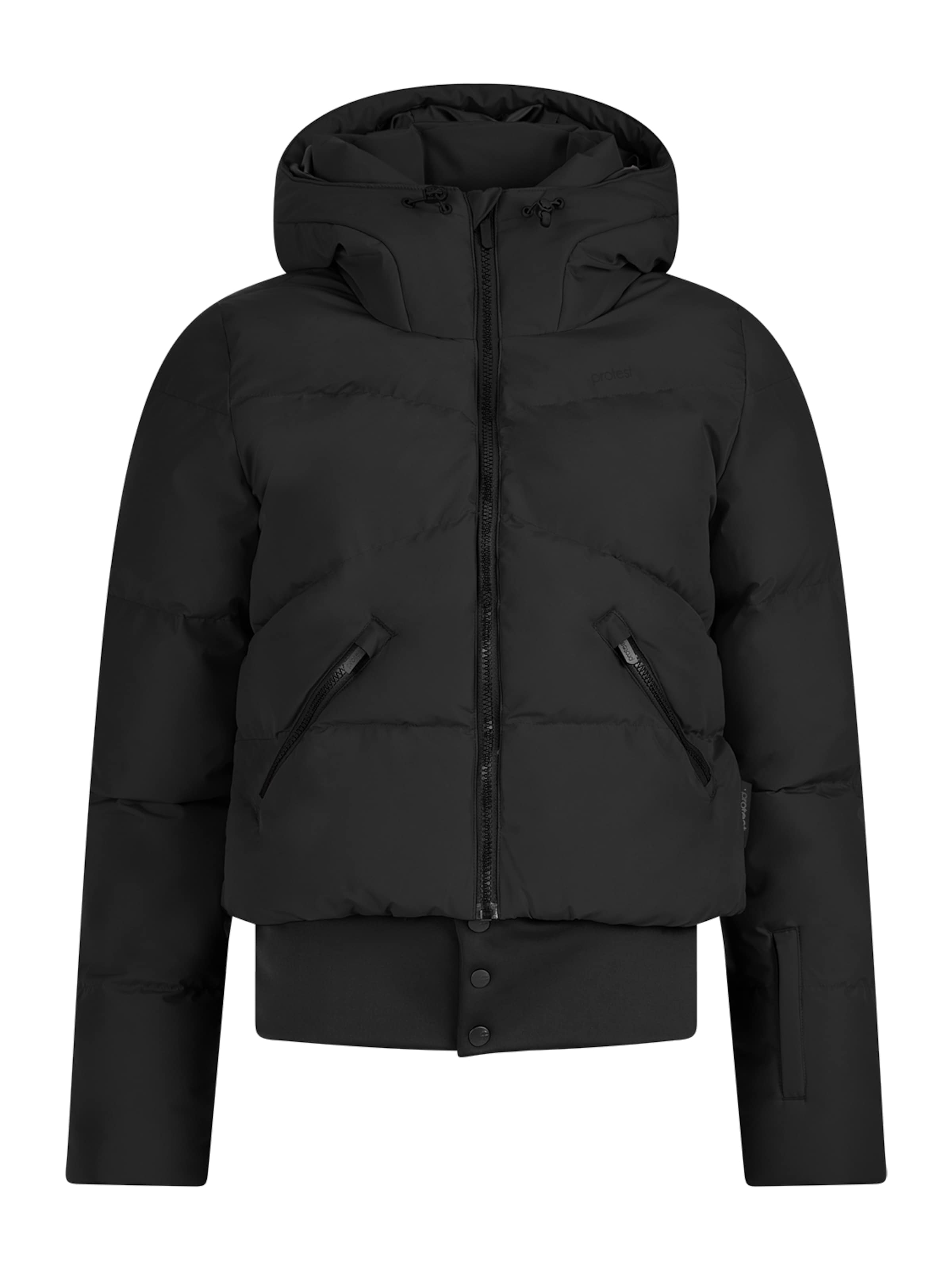 PROTEST Sportjacke 'PRTPreppy'‌ in Schwarz