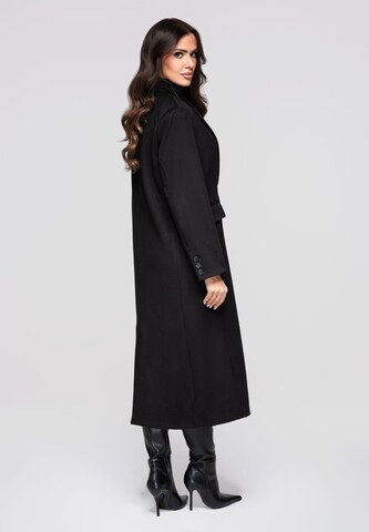 Ombre Tussenmantel in Zwart