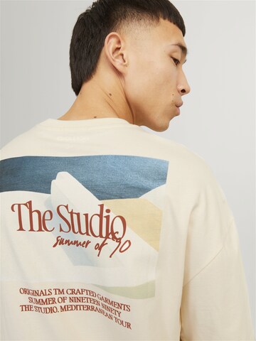 JACK & JONES Shirt 'JJNoto' in Beige