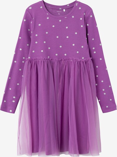 Suknelė 'Ofelia' iš NAME IT, spalva – purpurinė / sidabrinė, Prekių apžvalga