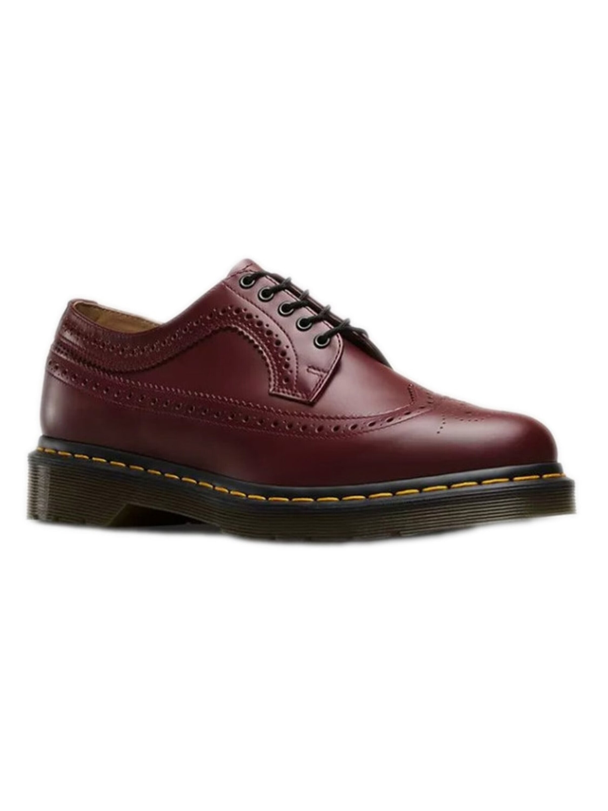 Chaussure à lacets '3989 Smooth' Dr. Martens en rouge
