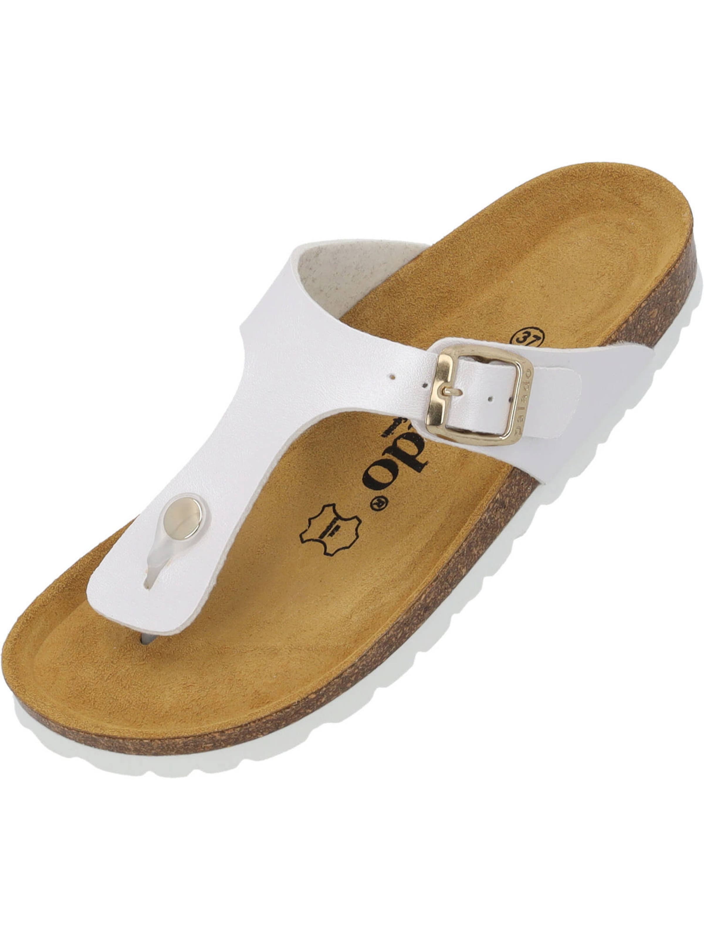 Palado T-bar sandals 'Kos' in White: front