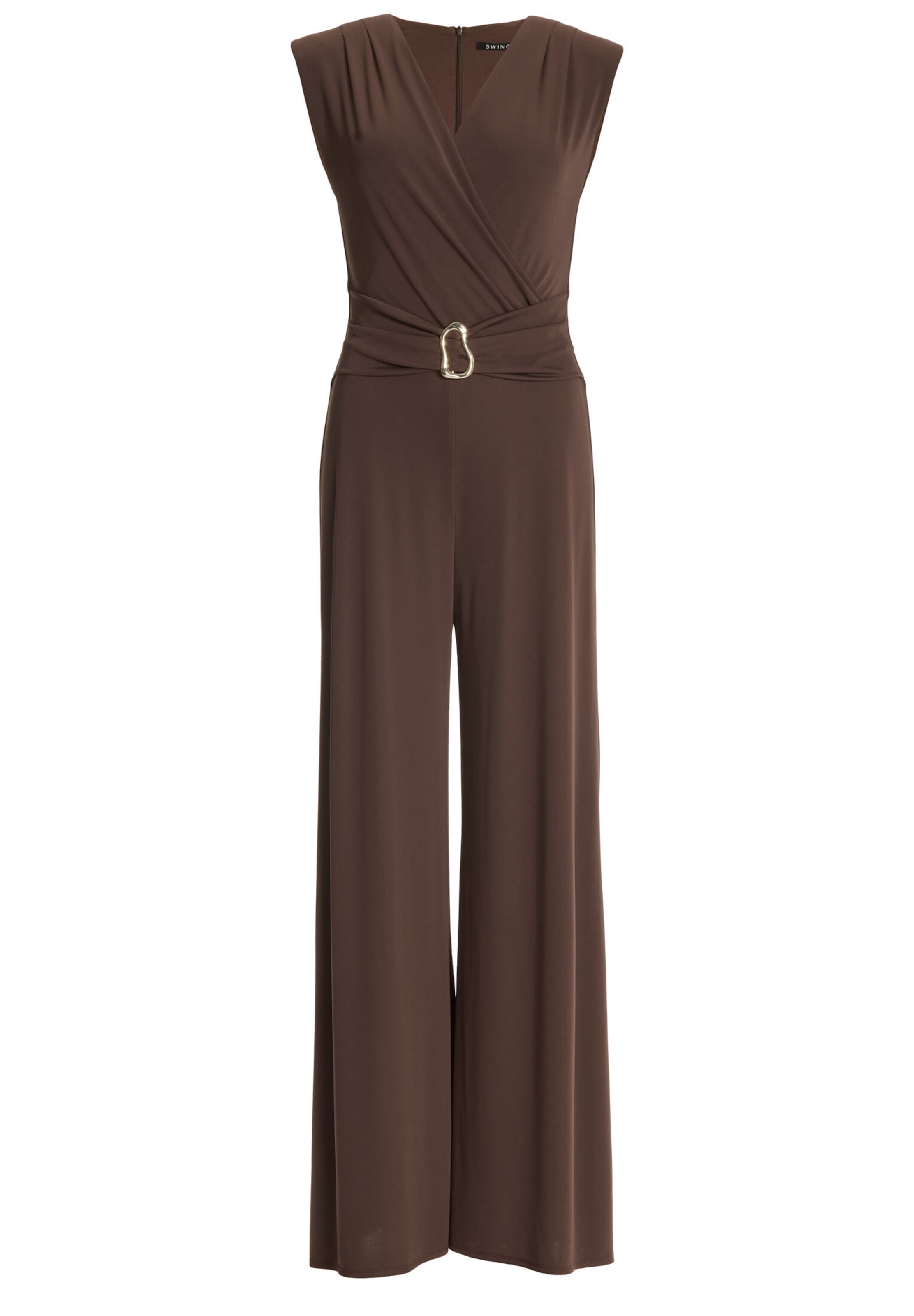 SWING Jumpsuit in Braun: Vorderseite
