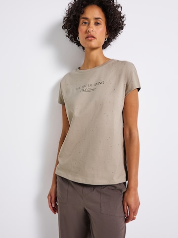 Tricou de la STREET ONE pe bej: față
