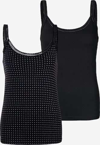 Maillot de corps LASCANA en noir : devant
