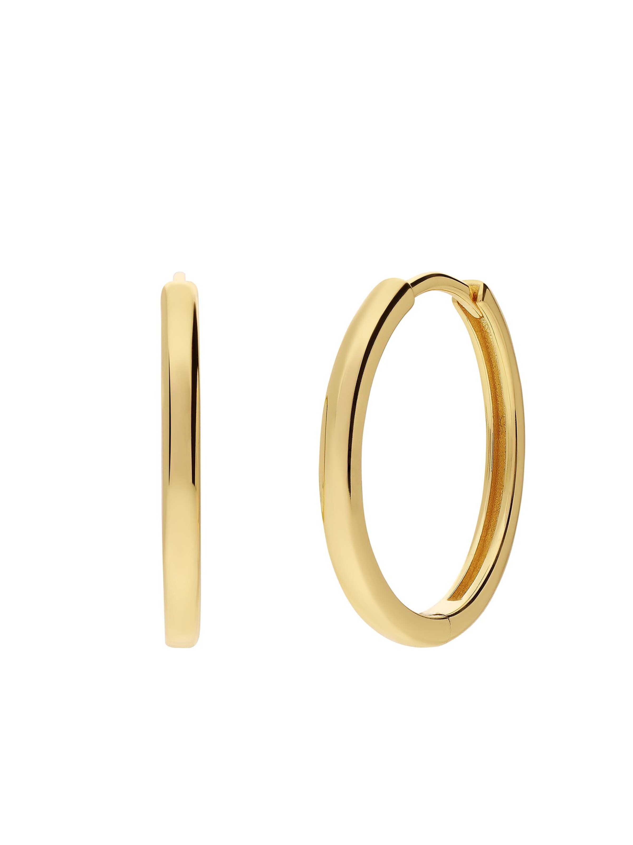 Lucardi Ohrringe in Gold: Vorderseite