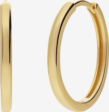 Lucardi Ohrringe in Gold: Vorderseite