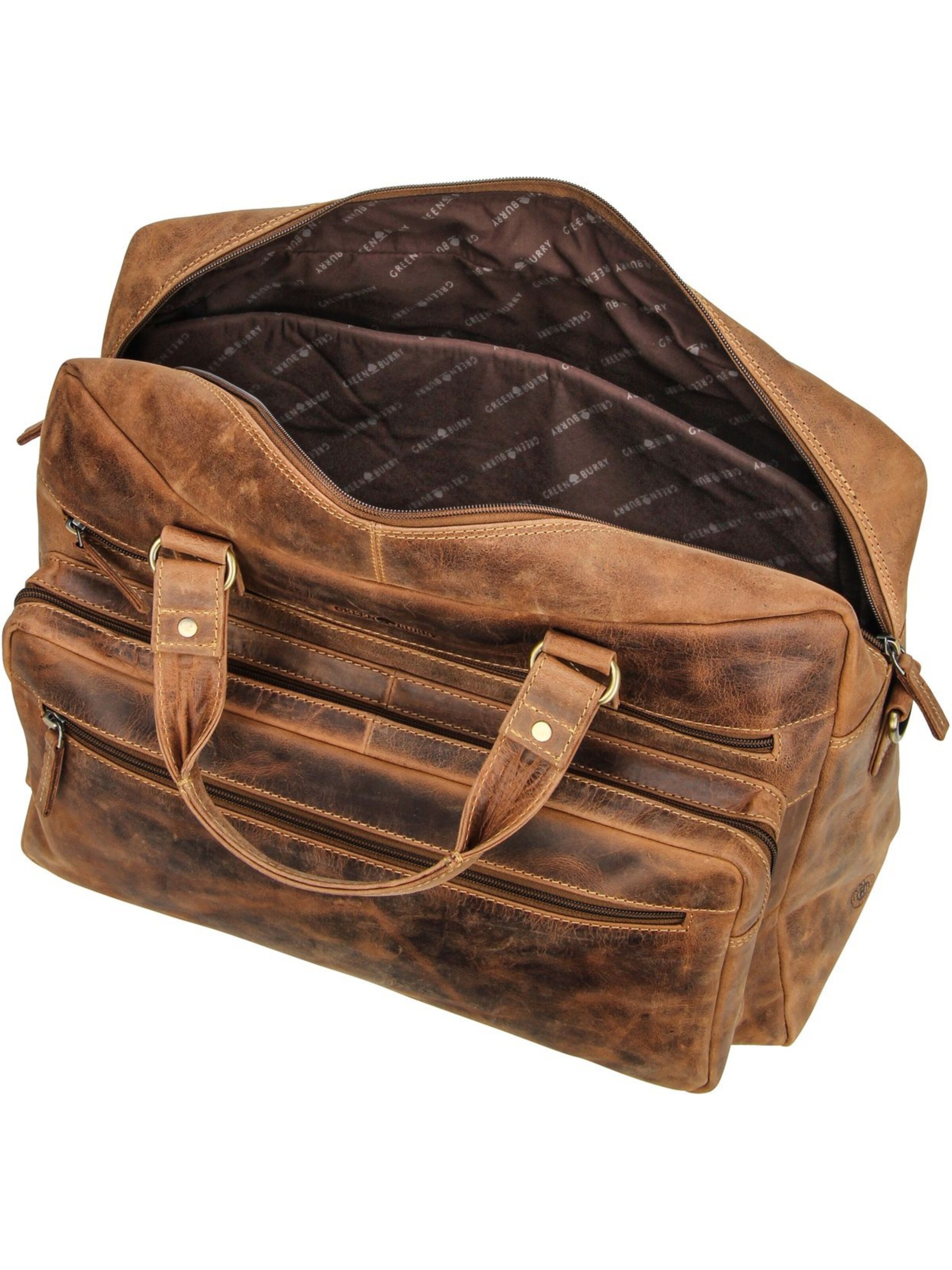 Borsa portadocumenti 'Vintage 1539' di GREENBURRY in marrone