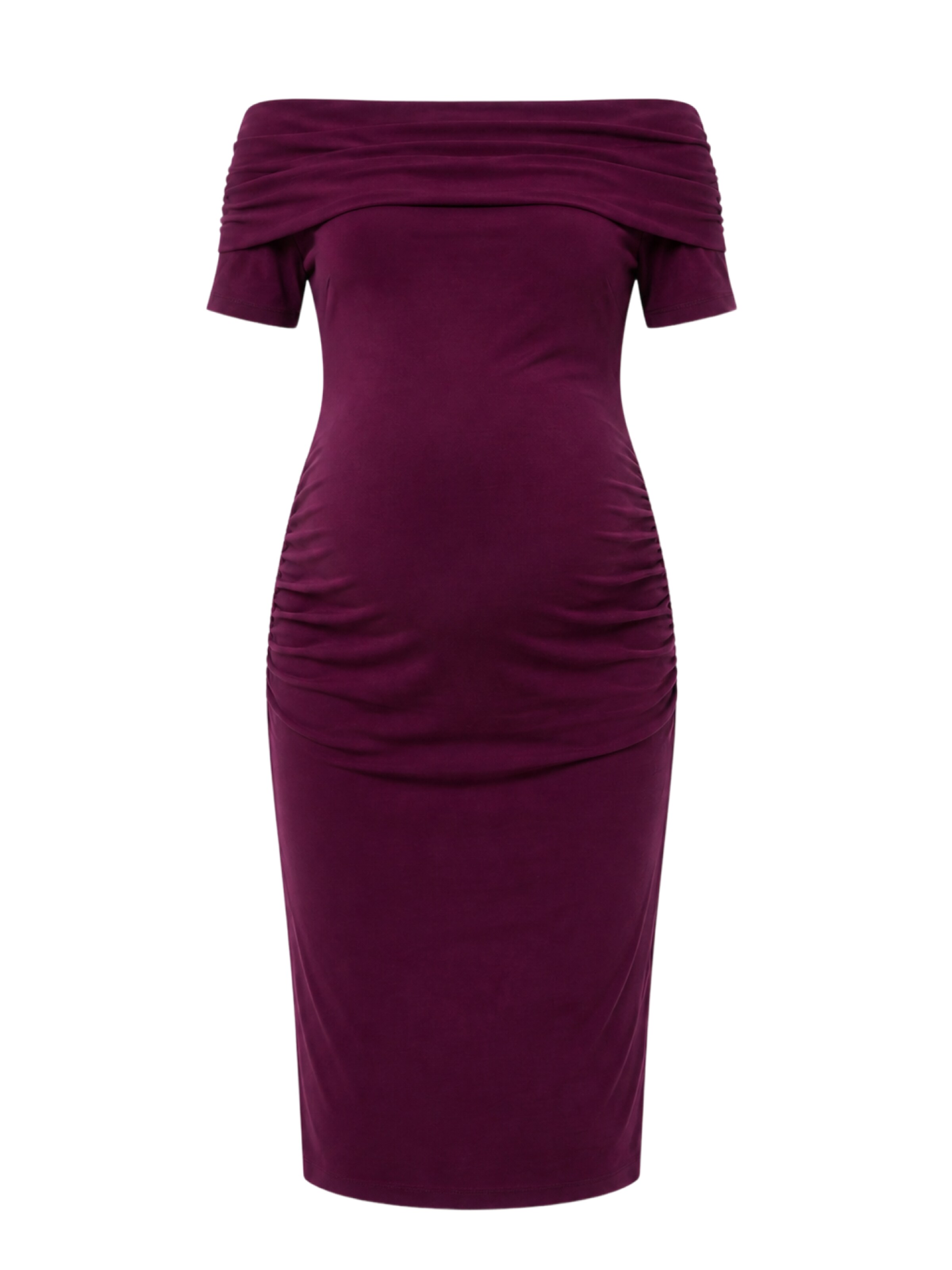 LYN MAMA Robe en 36 en bourgogne, Vue avec produit