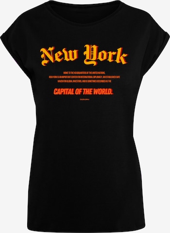 T-shirt 'New York COTW' F4NT4STIC en noir : devant