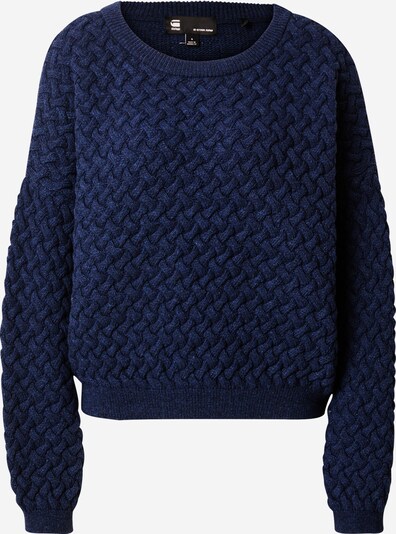 G-Star RAW Pullover in dunkelblau / weiß, Produktansicht