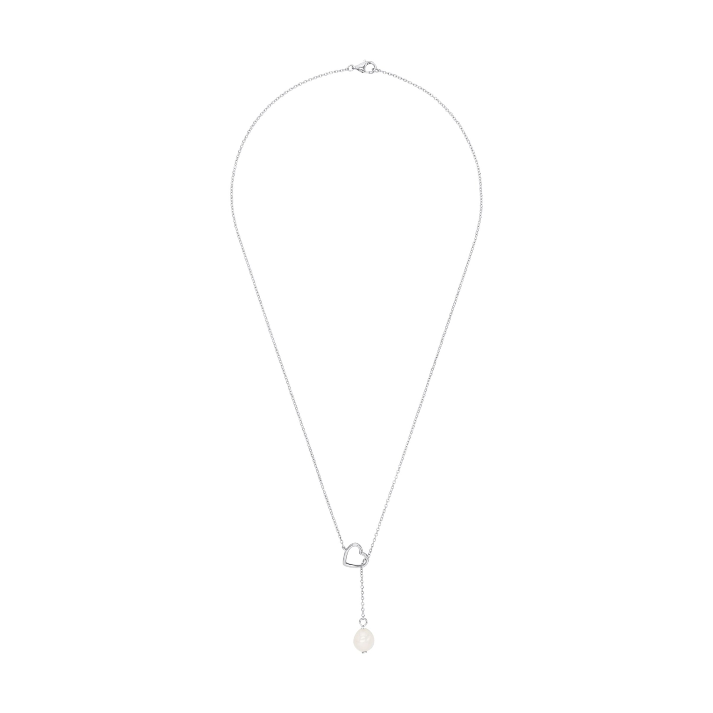 AMOR Necklace in Silver: front