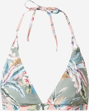 ESPRIT Triangle Bikini Top 'MALIBU BEACH' in Green: front