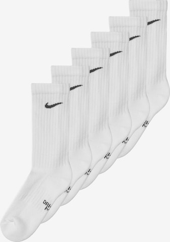 NIKE Sportsocken 'Everyday' in Weiß: Vorderseite