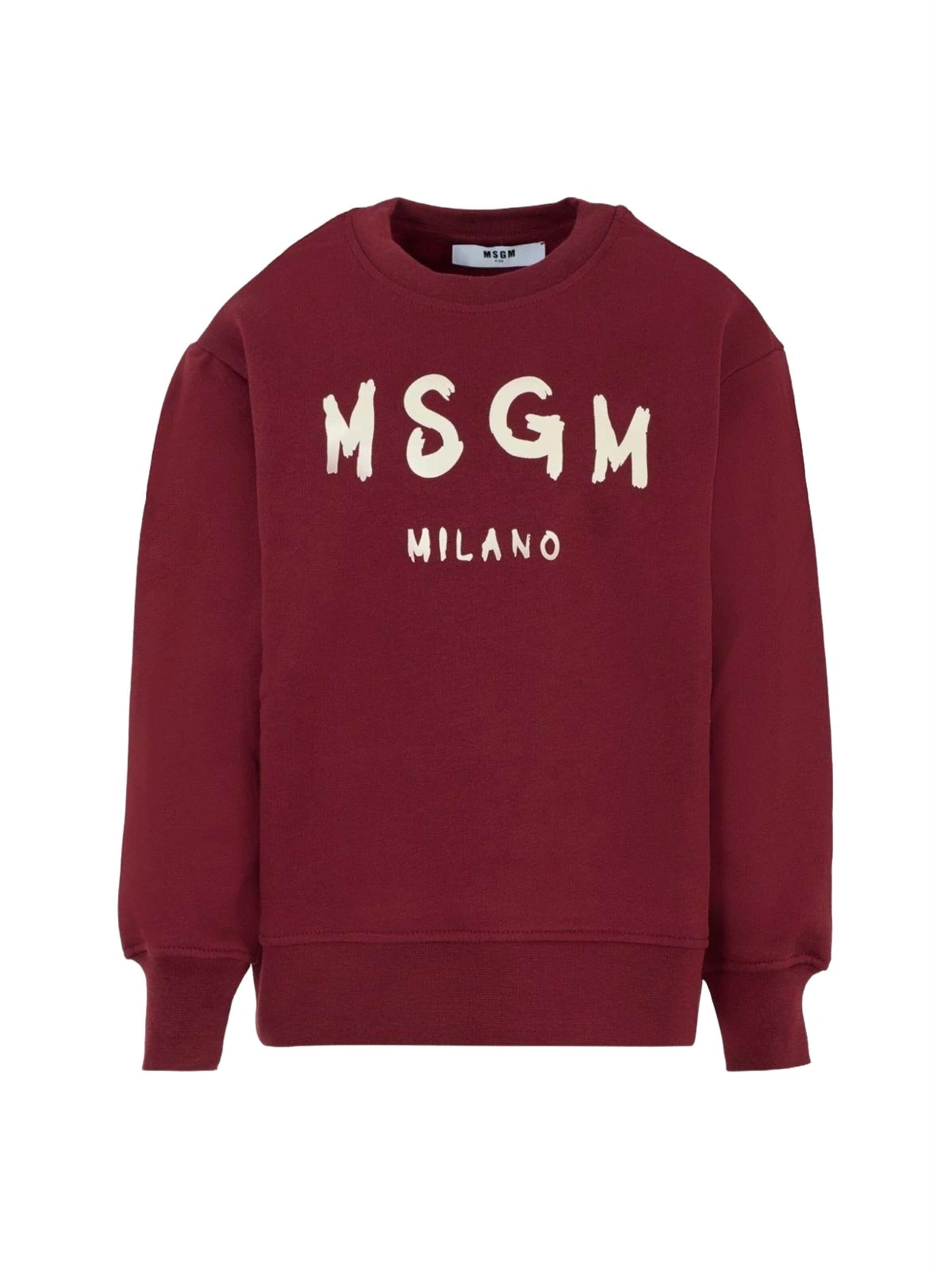 MSGM Sweatshirt in Red: front