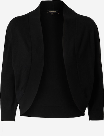 MORE & MORE Плетена жилетка в черно: отпред