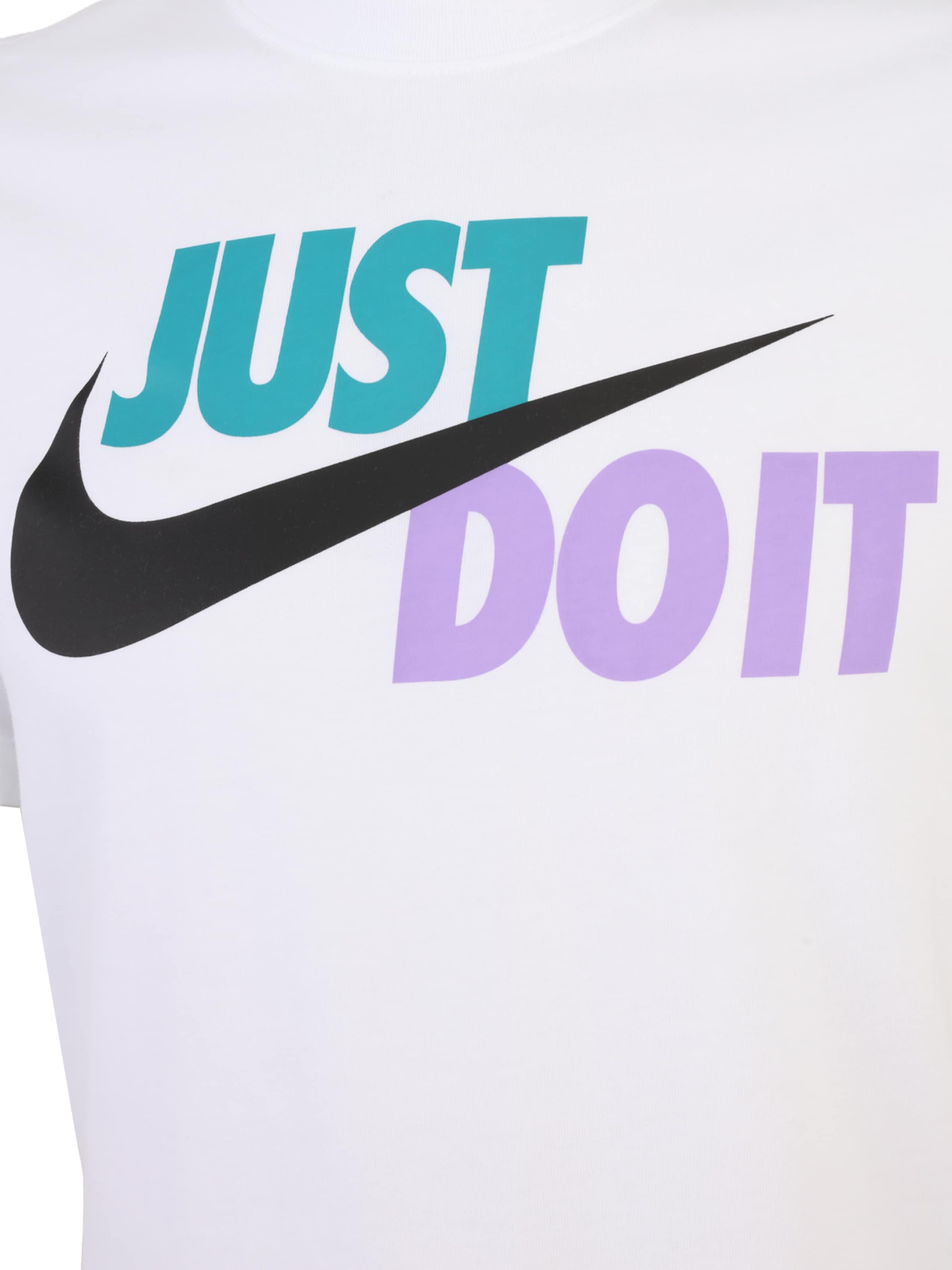 Nike Sportswear Regular fit Μπλουζάκι 'Swoosh' σε λευκό