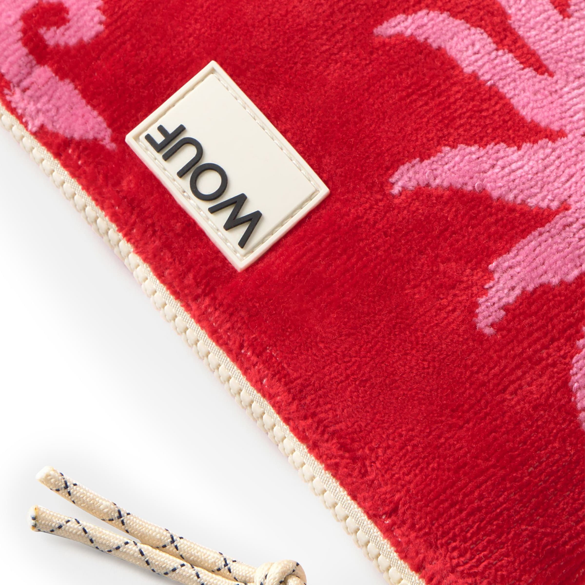 Wouf Cosmetic bag 'Terry' in Red