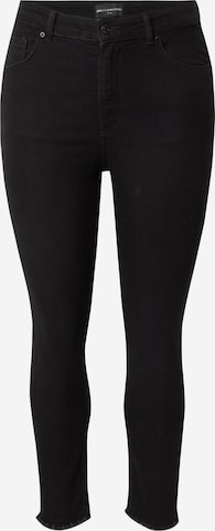 Skinny Jeans 'CARHUSH' de la ONLY Carmakoma pe negru: față